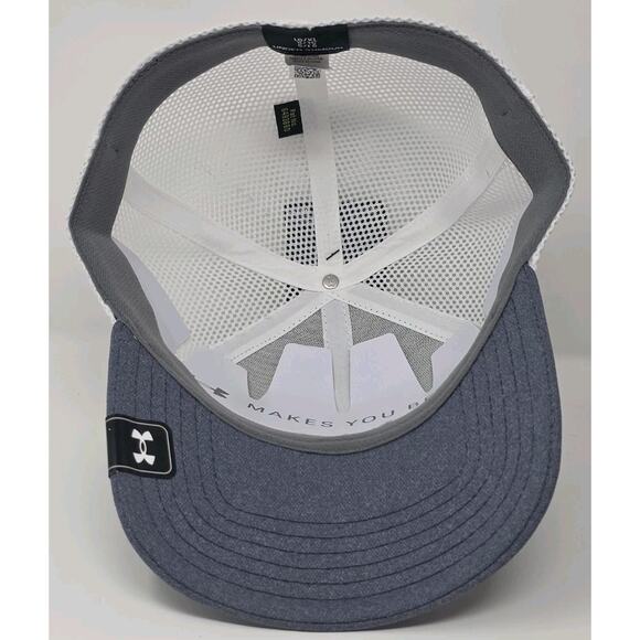 Under Armour Greens At‎ Beaumont Fitted Stretch Gray Golf Hat Cap L XL PGA NWT - Picture 10 of 13